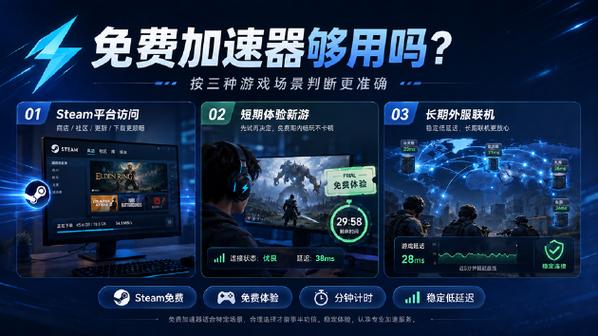 海外加速器免费试用靠谱吗